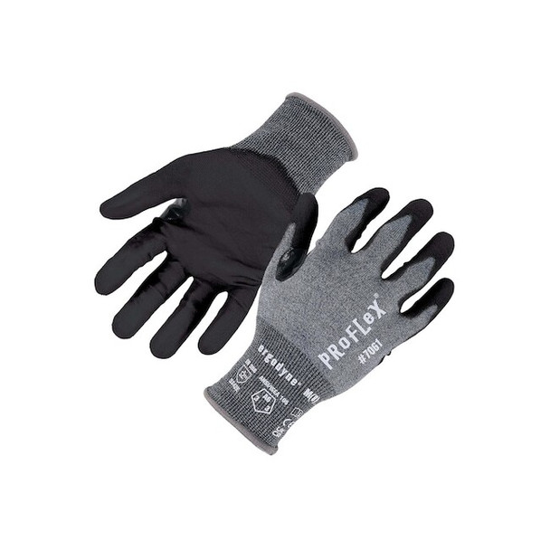Ergodyne Knit Gloves, Rough Palm, Knit, 1 PR 7061