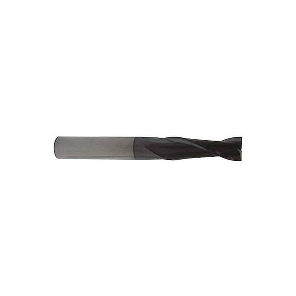 Yg-1 Tool Square End Mill, 0.5 in, Carbide 02593TF