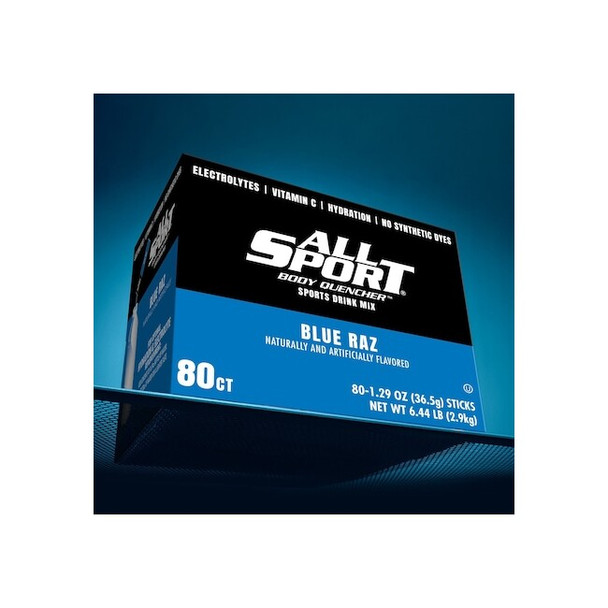 All Sport Powder Drink Mix,1.3 oz,Blue,PK80 10121241