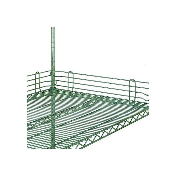 Metro Ledge,1 1/2x4x18in,Polymer; StnlStl,PK2 L18N-4K3