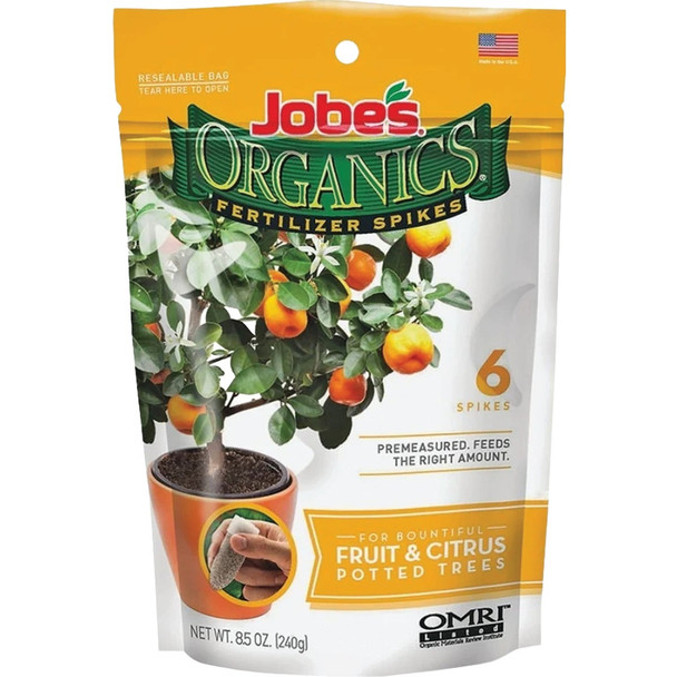 Jobe's Organics Fruit & Citrus Container Spikes (6-Pack) 4226