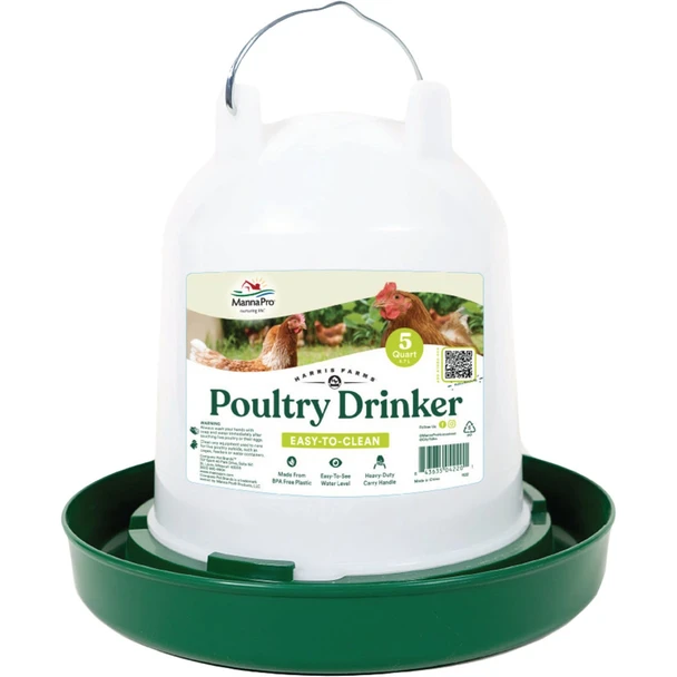 Harris Farms 5 Qt. Hanging Poultry Drinker 1000261