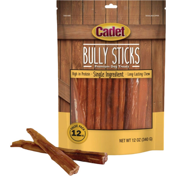 Cadet 12 Oz. Small Bully Stick Dog Chews C70085