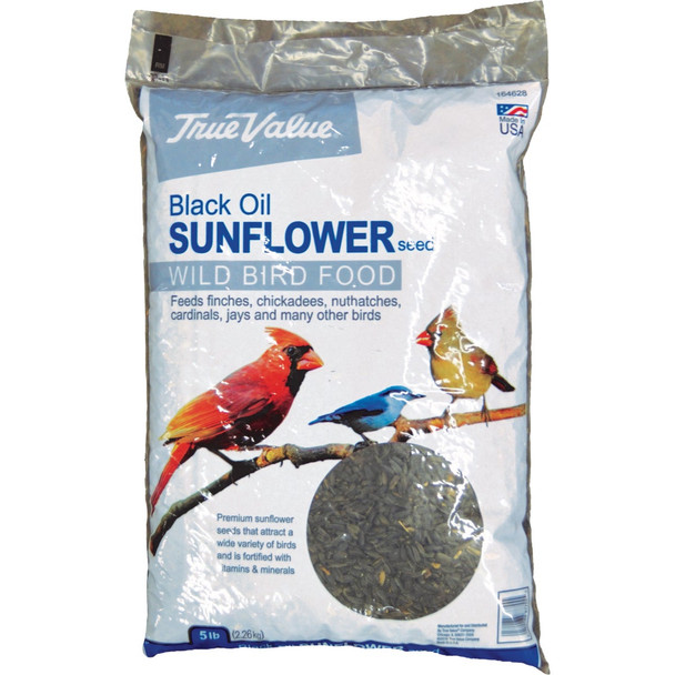 True Value 5 Lb. Black Oil Sunflower Wild Bird Seed B115905