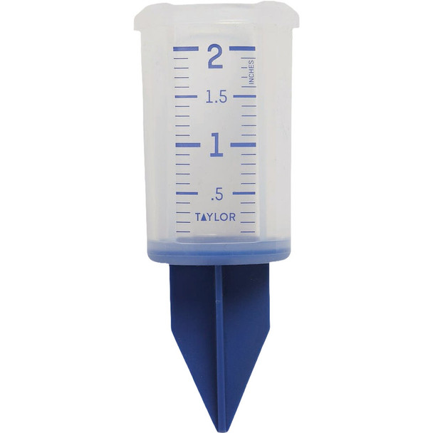 Taylor 2 In. Capacity Blue Silicone Rain Gauge 5329110BL