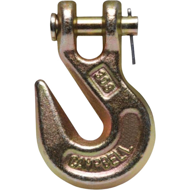 Campbell 1/4 In. Grade 70 Yellow Chromate Clevis Grab Hook T9503315