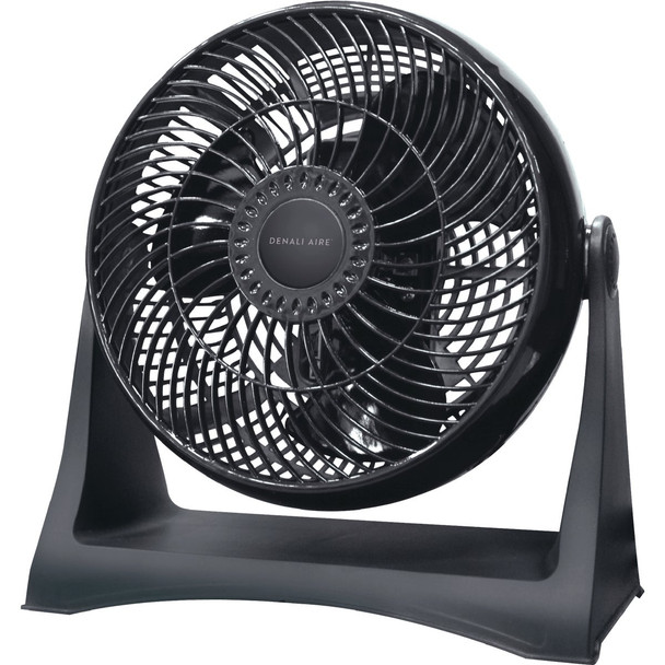Denali Aire 8 In. 3-Speed Black High Velocity Turbo Fan 1DAFHV8E
