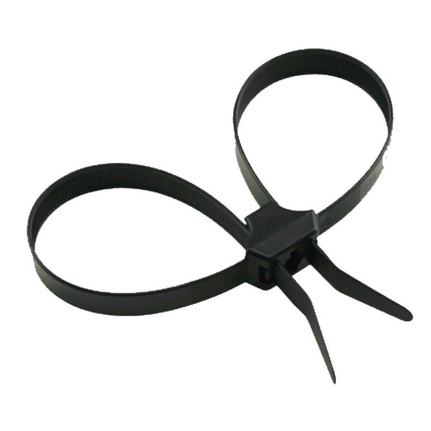 ACT Dual Loop Cable Ties, 19" (AL-19-150-DL-IT-30-L)