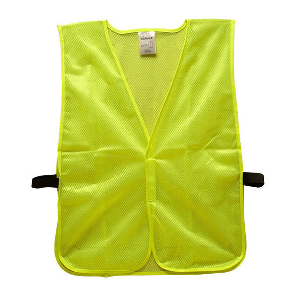 TruForce™ General-Purpose Mesh Safety Vest, Lime w/o Stripes, 1/Each