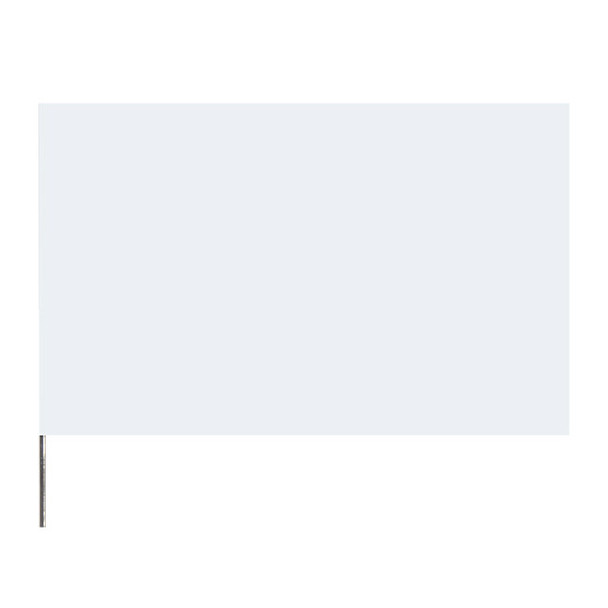 Presco Standard Marking Flags, 21", White, 1000/Case