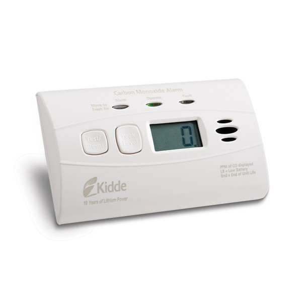 Kidde Worry-Free DC CO Alarm w/ Digital Display & End-Of-Life Warning