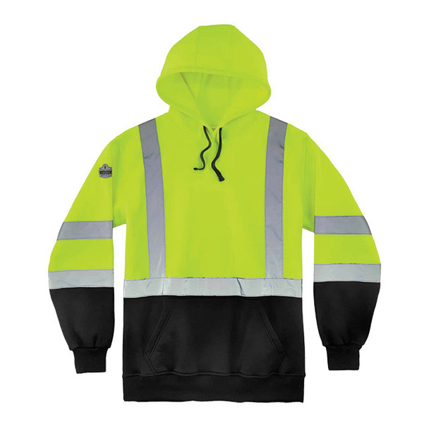 Ergodyne® GloWear 8373 Hi-Vis Hooded Sweatshirt, Type R, Class 3