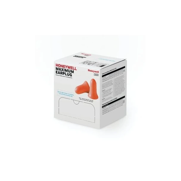 MAXIMUM Disposable Earplugs, Foam, Coral, Uncorded