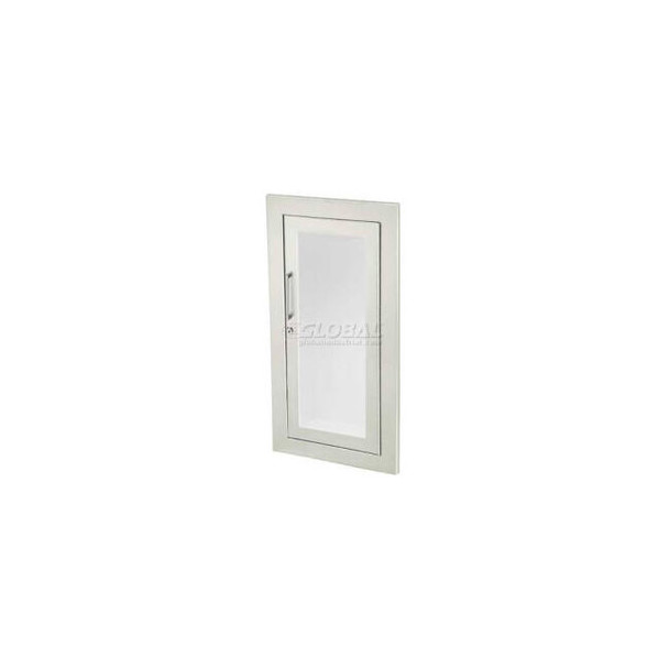 JL Industries Stainless Steel Fire Extinguisher Cabinet Full Acrylic Window Full