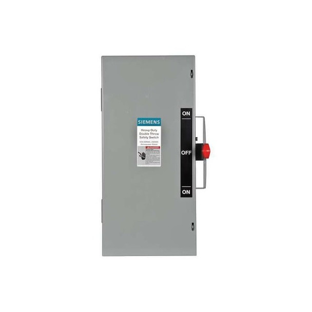 Siemens Nonfusible, Safety Switch, Heavy Duty, 600 V, 3PST DTNF362