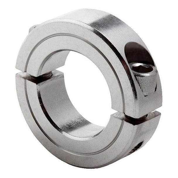 Climax Metal Products Shaft Collar,Clamp,2Pc,1-11/16 In,SS 2C-168-S