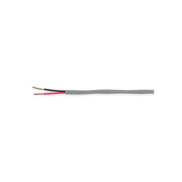 Power Limited and Communication Cable, 3 C, White, PVC, 1000 ft.