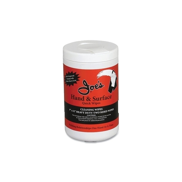 Hand and Surface Quick Wipes, 70 Wipes/Canister, Cherry