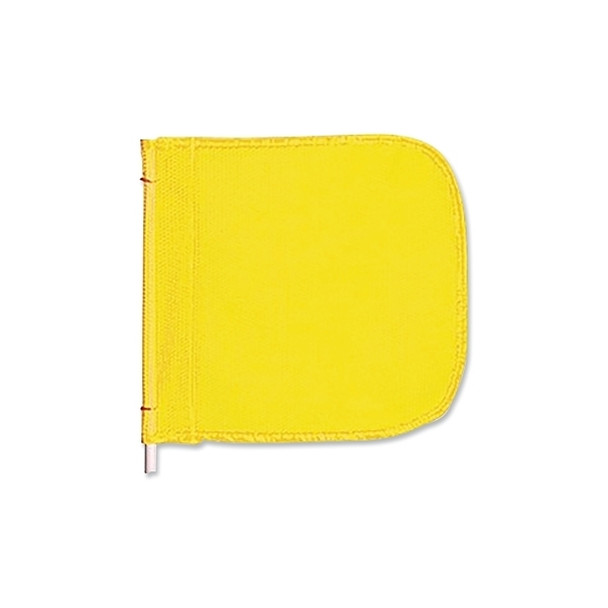 Replacement Warning Whip Flag, 12 in x 11 in, Yellow