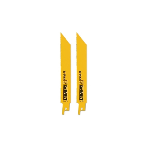 Metal Cutting Reciprocating Saw Blade, 6 in L x 3/4 in W, 14 TPI
