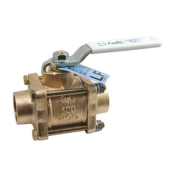 Apollo Valves 1-1/2" Sweat Bronze Ball Valve Inline 82LF20701