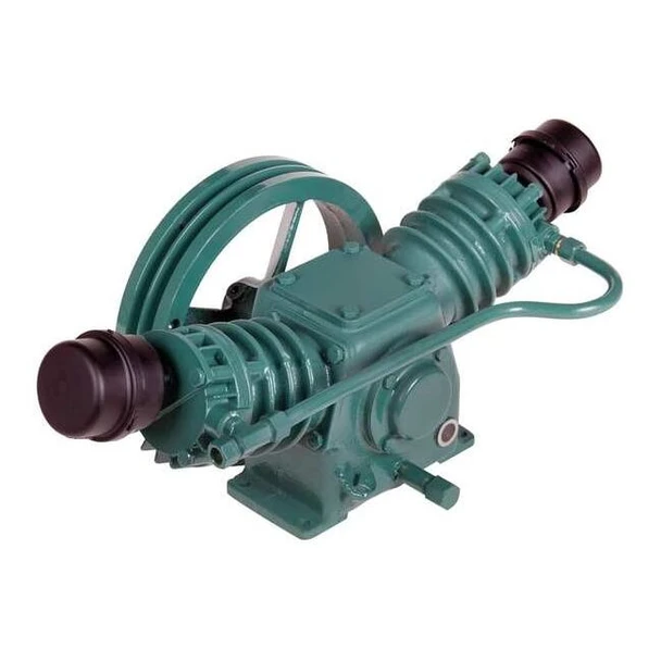 Air Compressor Pump, 1 1/2 hp, 2 hp, 1 Stage, 16 fl oz Oil Capacity, 2 Cylinder