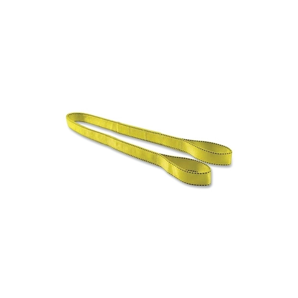 Pro-Edge Web Slings, 2" x 8', Eye To Eye, Polyester Domestic, Yellow