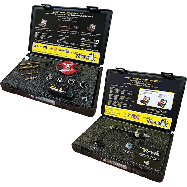 Ford 6.7L Power Stroke engines: EGR Broken Bolt Repair Kit and Fuel Injector Puller Kit w/airpunch PST500PRO