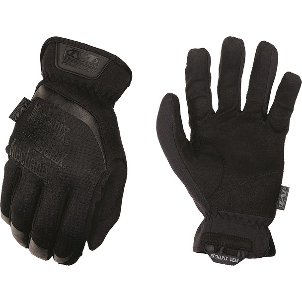 TAA FastFit Easy On/Off Elastic Cuff Gloves, Black, Small MFF-F55-008