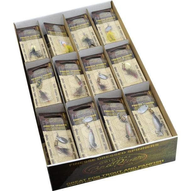 Inception Bad River Finesse Spinner Assortment (48-Piece) BRTPFASS-48 Pack of 48