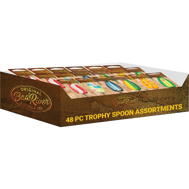 Inception Bad River Trophy Spoon Assortment (48-Piece) BRTS3812-48AST Pack of 48