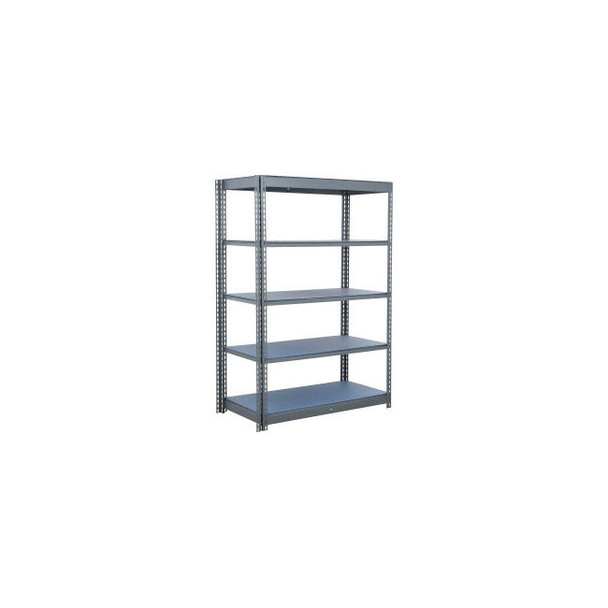Global Industrial 5 Shelf Commercial Duty Boltless Shelving Add On 48""W x 24""D