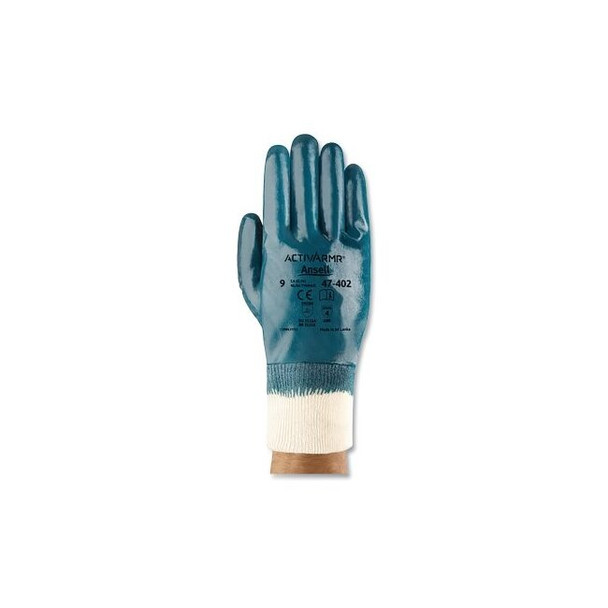 47-402 Fully Coated Gloves, Size 9, Blue