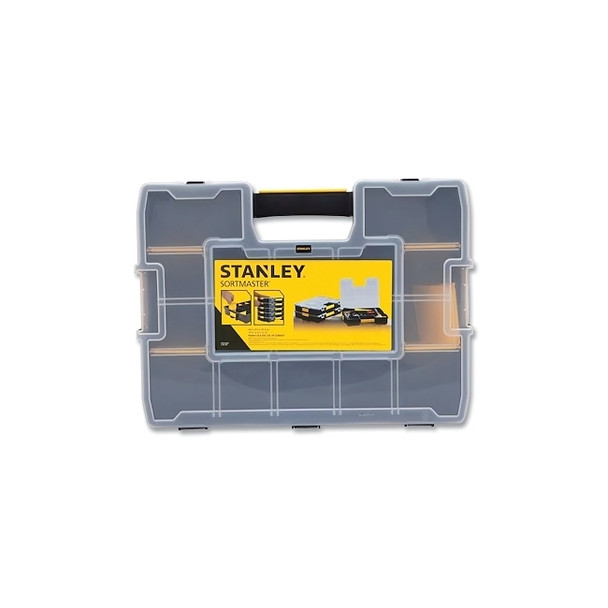 SORTMASTER® Tool Organizer, 16-3/4 in L, Black/Yellow Pack of 4