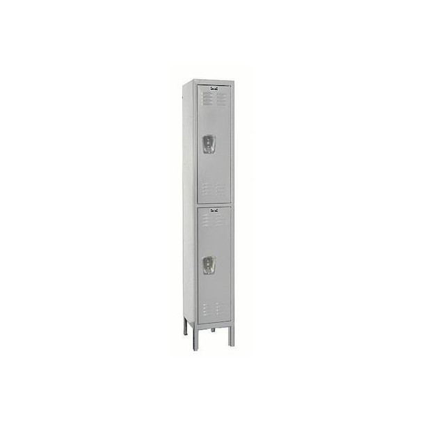 Hallowell Locker,36 in H,12 in w,Light Gray U1228-2A-PL