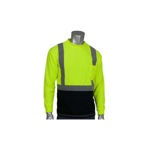 Pip Long Sleeve Shirt,Lay Flat,Hi-Vis Yellow 312-1350B