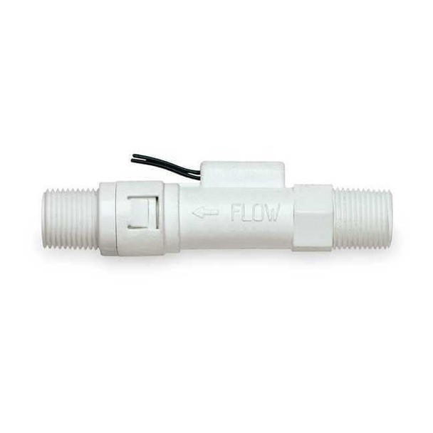 Gems Sensors 3/8" MNPT SPST NO Liquid Flow Switch FS-380P, 197084