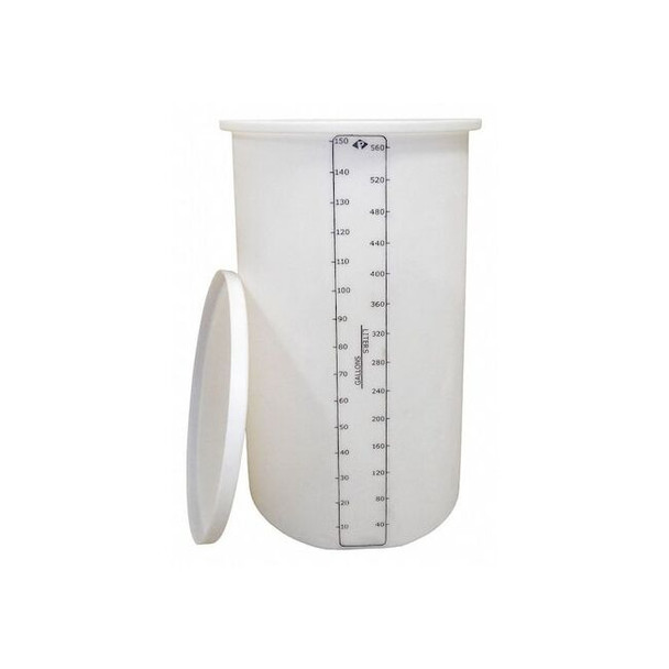 ProChem Process Chemical Storage Tank,Vertical,Open Top,150 gal.
