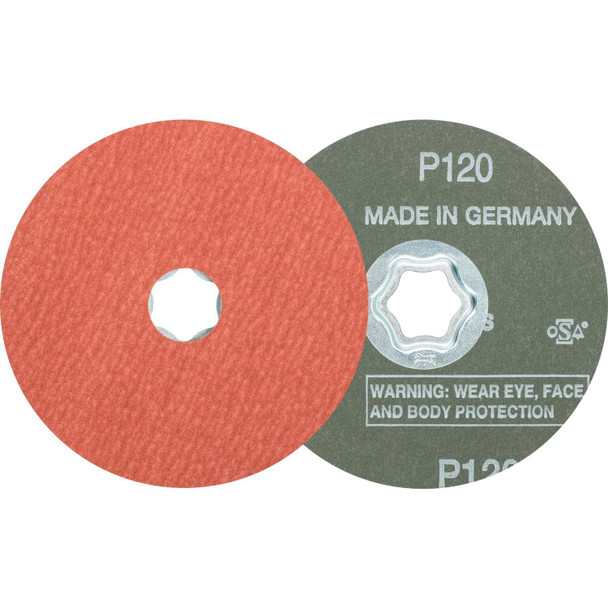 Pferd Tools Combiclick Fiber Disc,4-1/2",A-Cool,120 40305 Pack of 25