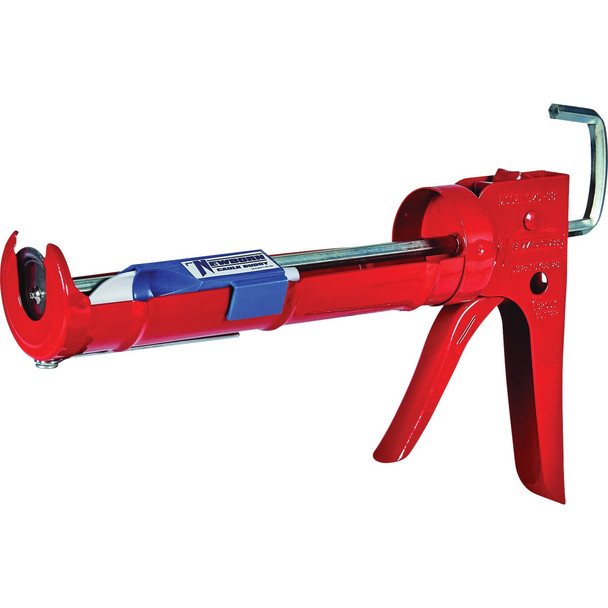 Newborn 10 Oz. Hex Rod Caulk Gun with Buddy Finishing Tool 102D