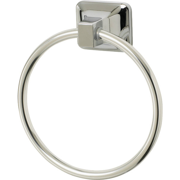 HomePointe Chrome Basic Towel Ring 231198
