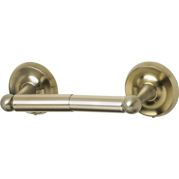 HomePointe Brushed Nickel Rounded Toilet Paper Holder 231177
