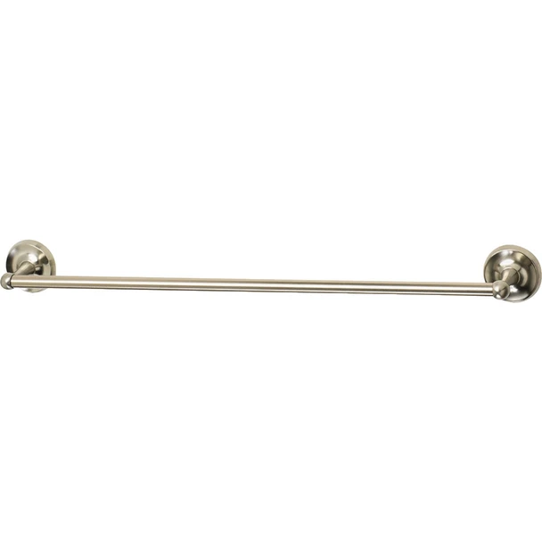 HomePointe 18 In. Brushed Nickel Rounded Towel Bar 231184