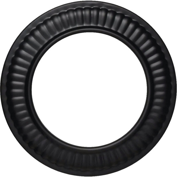 Imperial 3 In. 24 ga Black Stove Pipe Collar BM0340
