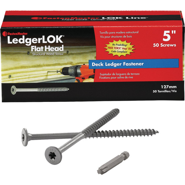 Ledgerlok 50ct .305x5 Hex Fastener FMLLF005-50
