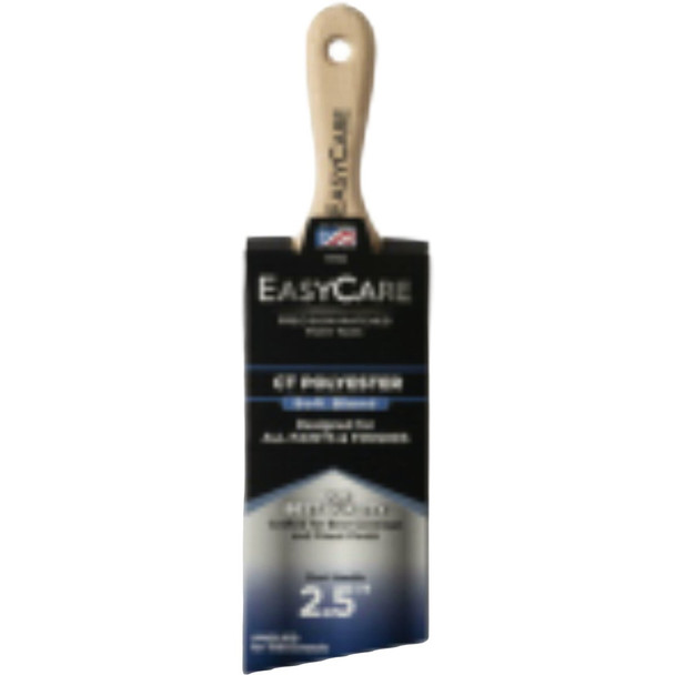 EasyCare 2-1/2 In. Wood Handle Short Angled Sash Paint Brush 113102TV