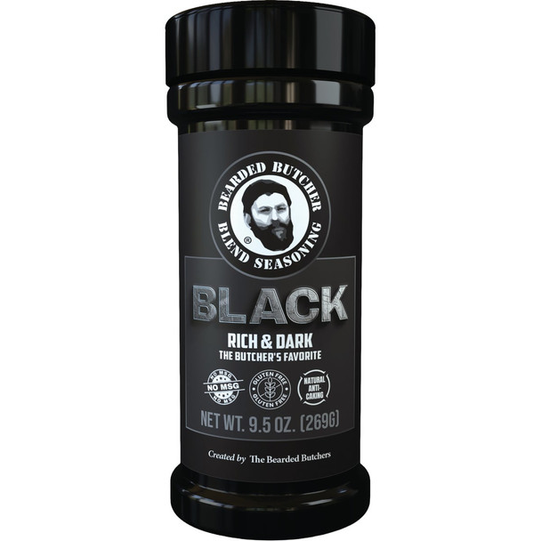 Bearded Butcher 9.5 Oz. Black Blend Seasoning BB-4124