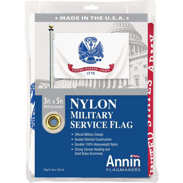 Annin 3 Ft. x 5 Ft. Nylon Army Flag 439035R