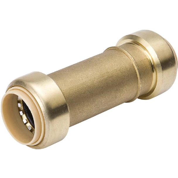 ProLine 1 In. PF Brass Push Fit Repair Coupling 6630-305
