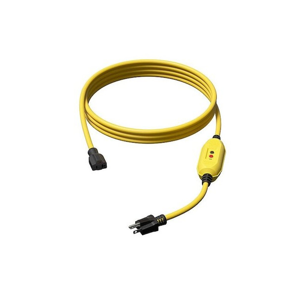 Manufacturer Varies GFCI, Yellow, 26 ft, 1 Outlet, 12 AWG 875LE8